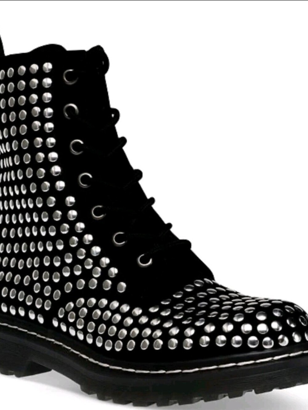 Wild Pair New Ryyder Lace-Up Lug Sole Combat Booties Size 7
